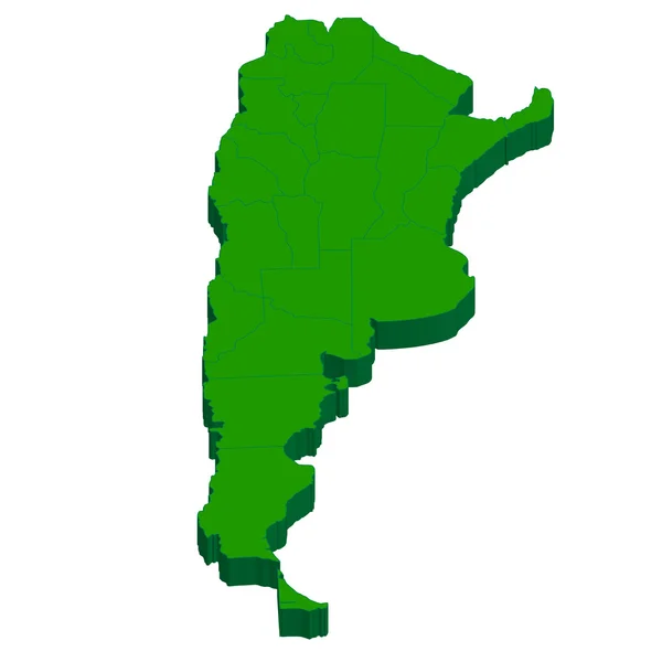 Argentina　Map country — Stock vektor
